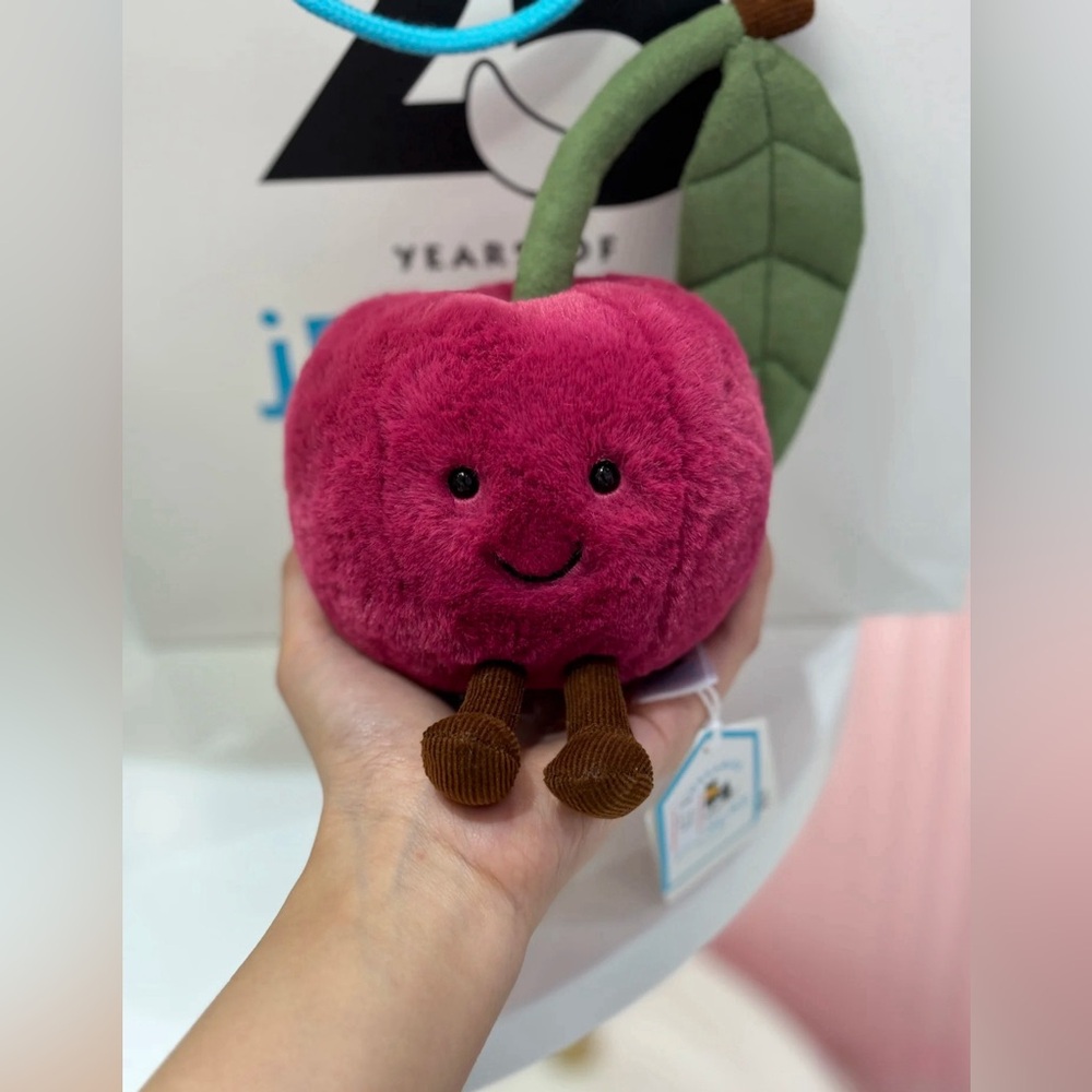 Jellycat Amuseables Cherry Collectible Brand New with Tags